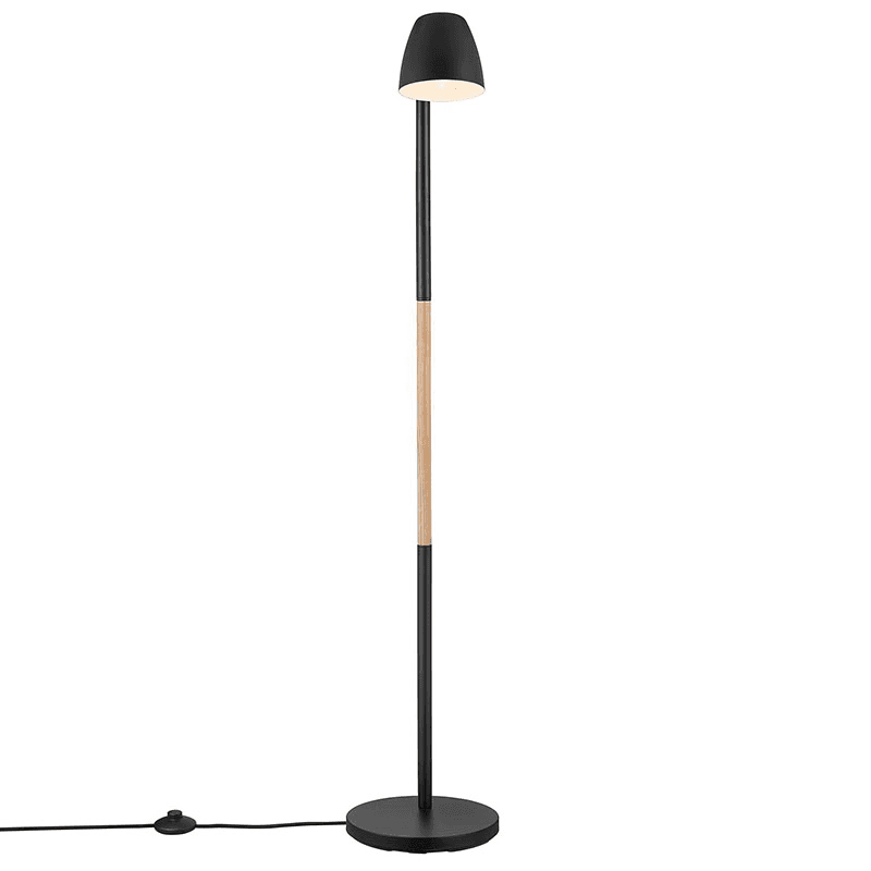 Theo Floor Lamp, H130.5cm, Black