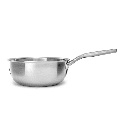 Image showing the MultiPly Stainless Steel Chef's Pan, 22cm, Silver product.