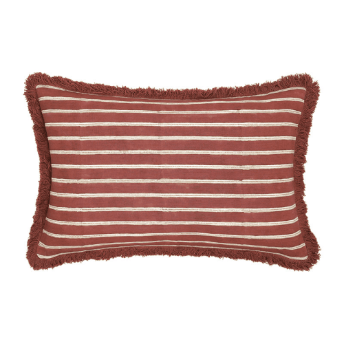 Image showing the Edo Cushion, 60 x 40cm, Red product.