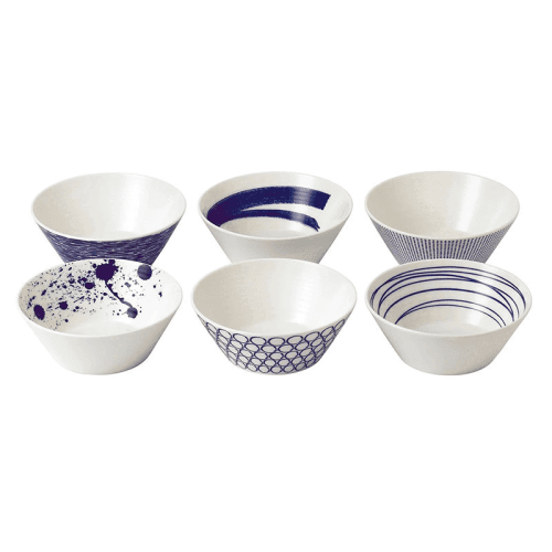 Image showing the Pacific Set of 6 cereal bowls, 16cm product.