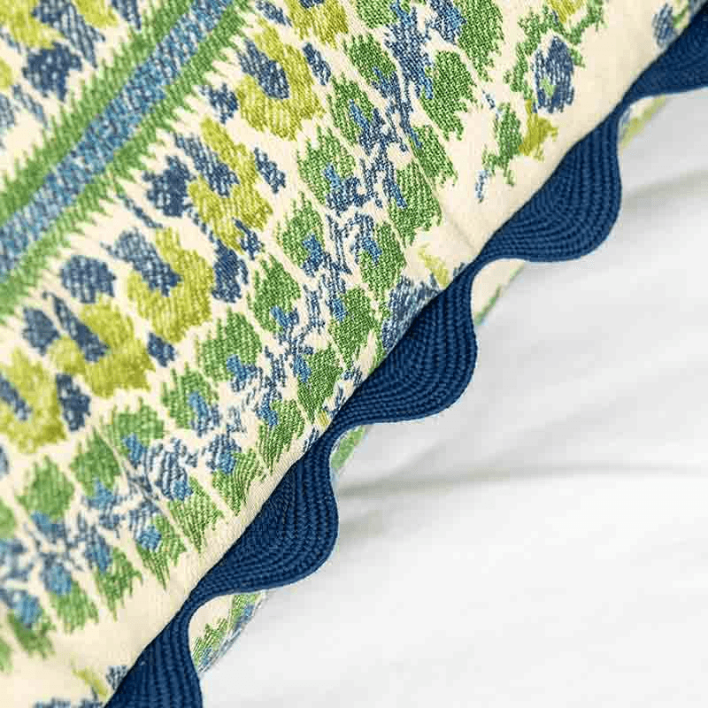 Anoushka Cushion, 50 x 50cm, Blue/Green