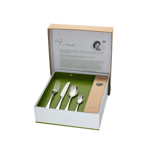 Image showing the Tilia Crackle 24 Piece Cultery Set, Mirror Finish product.
