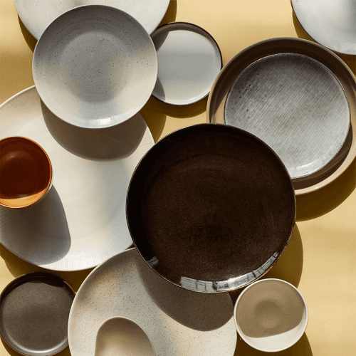 Image showing the Nordic Sand Deep Dish, D22.5cm, Natural product.