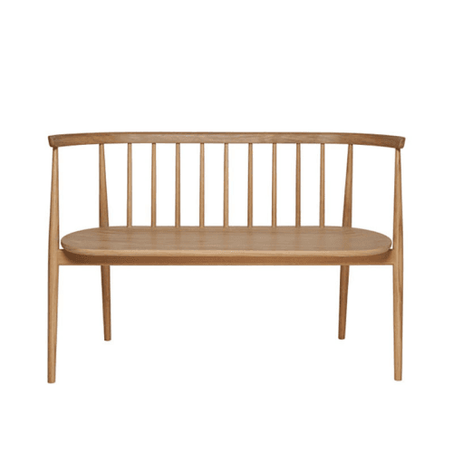 Image showing the Heritage Modern Love Seat, Natural product.