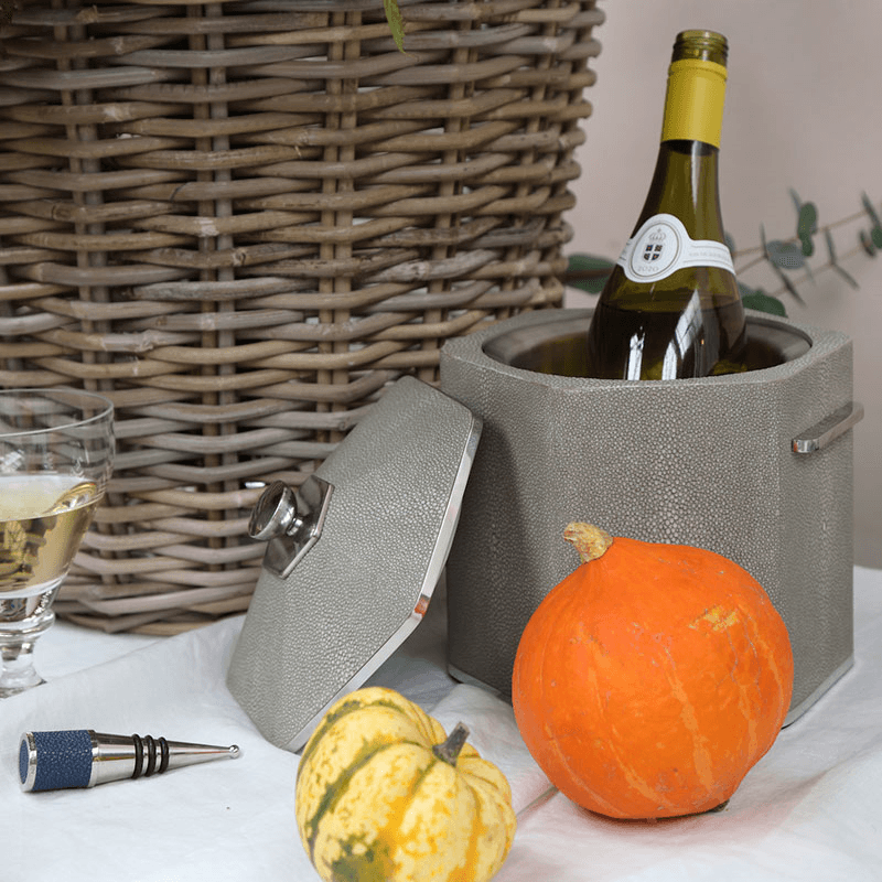 Ice Bucket, Barley Shagreen
