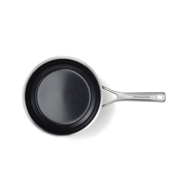 MultiPly - Ceramic Stainless Steel Non-Stick Frying Pan Set, 24cm & 28cm, Silver