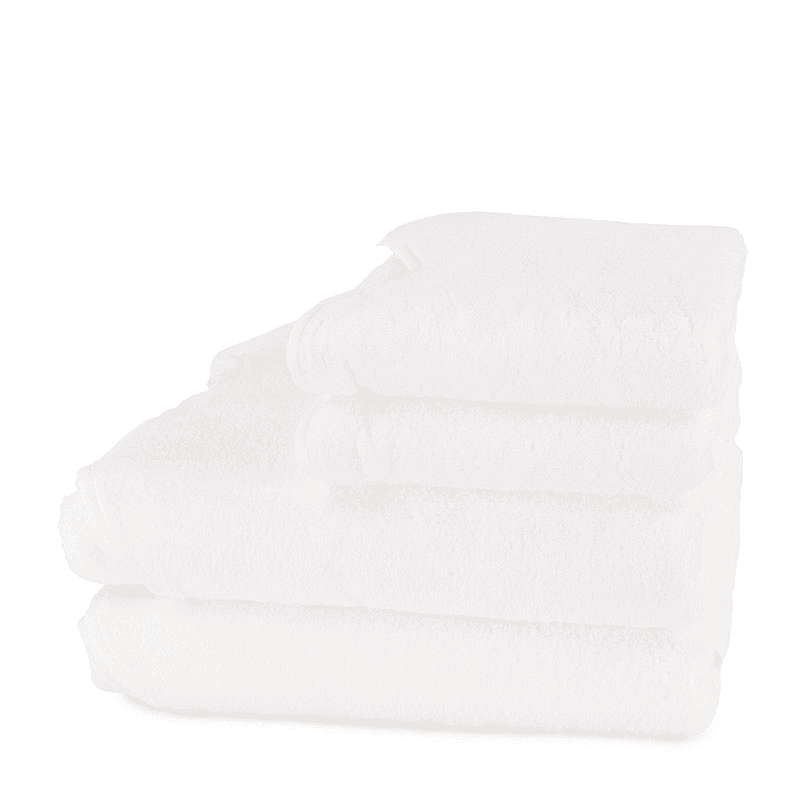 Amelia Scalloped Classic Towel Bundle, White