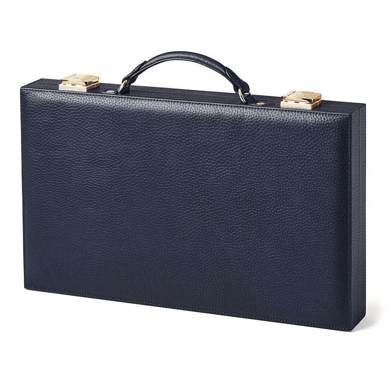 Backgammon Set, L38 x W23cm, Navy Pebble