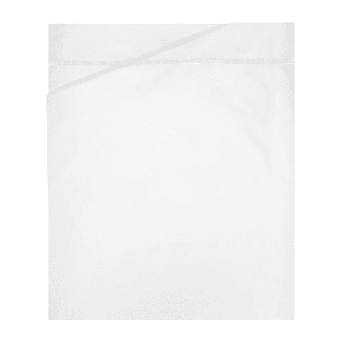 Image showing the Athena - 500 Thread Count Cotton Percale King/super king flat sheet, 270 x 295cm, Blanc product.