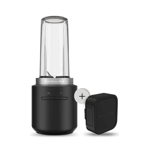Image showing the Cordless Portable Blender Battery Included, Matt Black product.