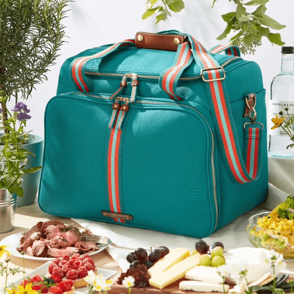Fortnum's Canvas Cool Bag, Eau de Nil