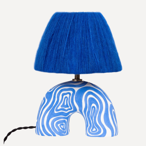 Image showing the Hannah Simpson Studio 'Me' Table Lamp, H30cm, Cobalt Blue product.