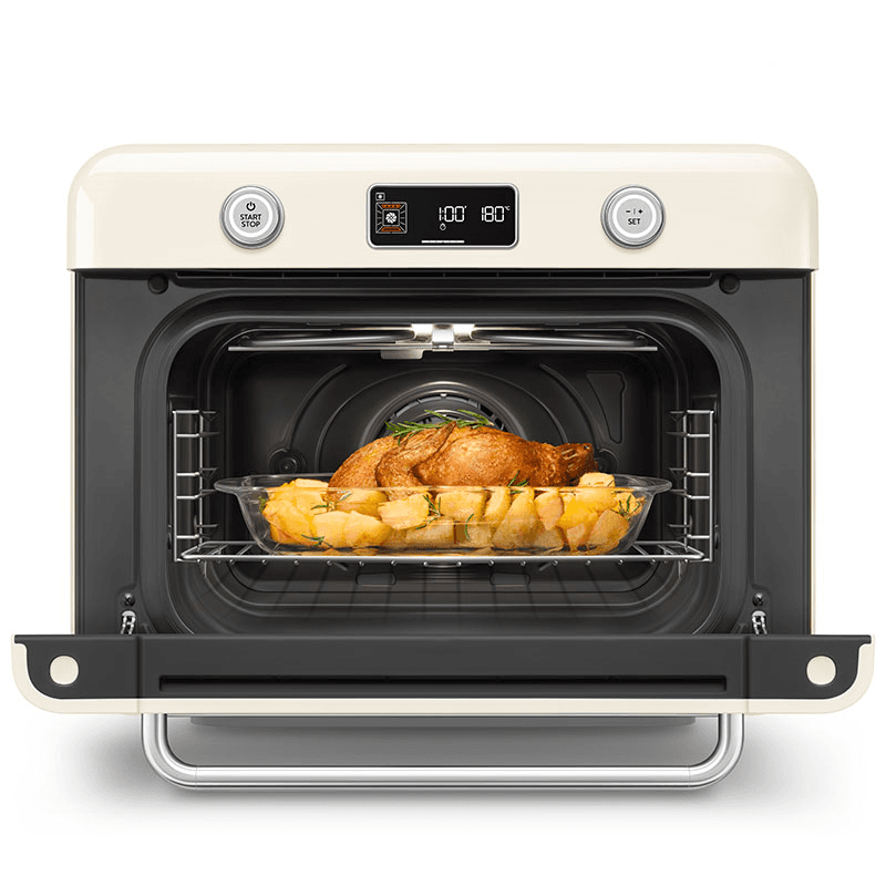 Multifunction Countertop Oven & Air Fry, 40 x 50cm, Cream