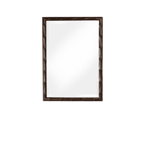 Image showing the Baloo Mirror, 69.5 x 49.5cm, Ebony product.