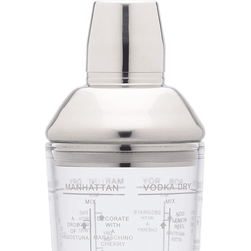 Boston Cocktail Shaker, 700ml, Glass