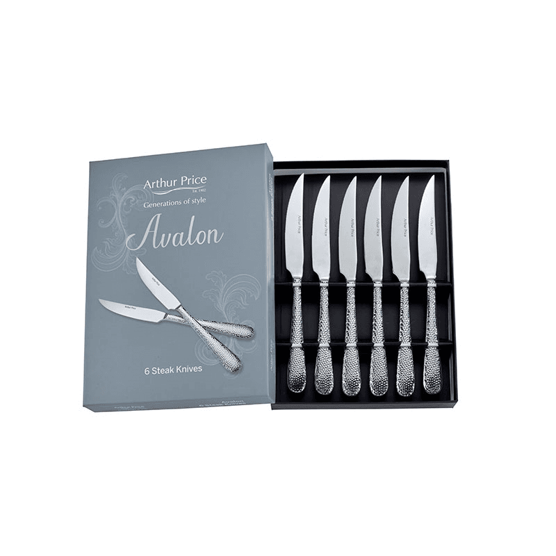 Avalon Steak Knives, L24cm, Stainless Steel