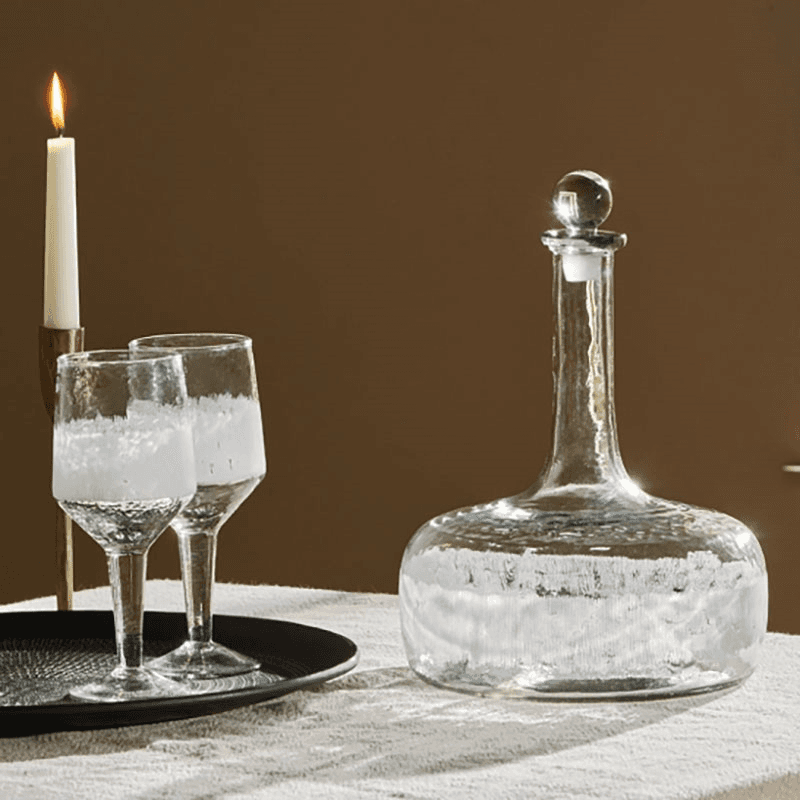 Anara Etched Decanter, 750ml, Clear