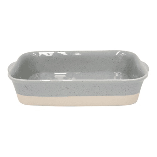 Fattoria Medium rectangular baker, L35 x W24 x H7cm, Grey