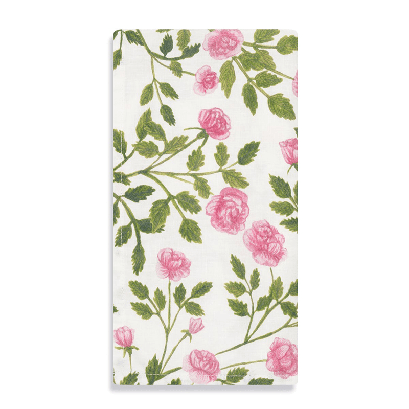 Le Jardin Des Roses Napkin, L50 x 50cm, Pink