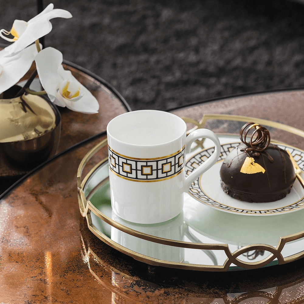 MetroChic Mug, 260ml, Gold/Multi
