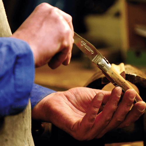 Image showing the Laguiole 2-piece Carving Set, Olive Handles product.