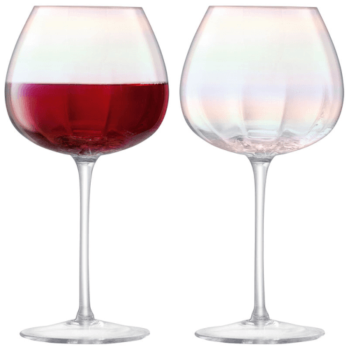 Image showing the Pearl Red Wine Glasses Set of 2, Mother of Pearl product.