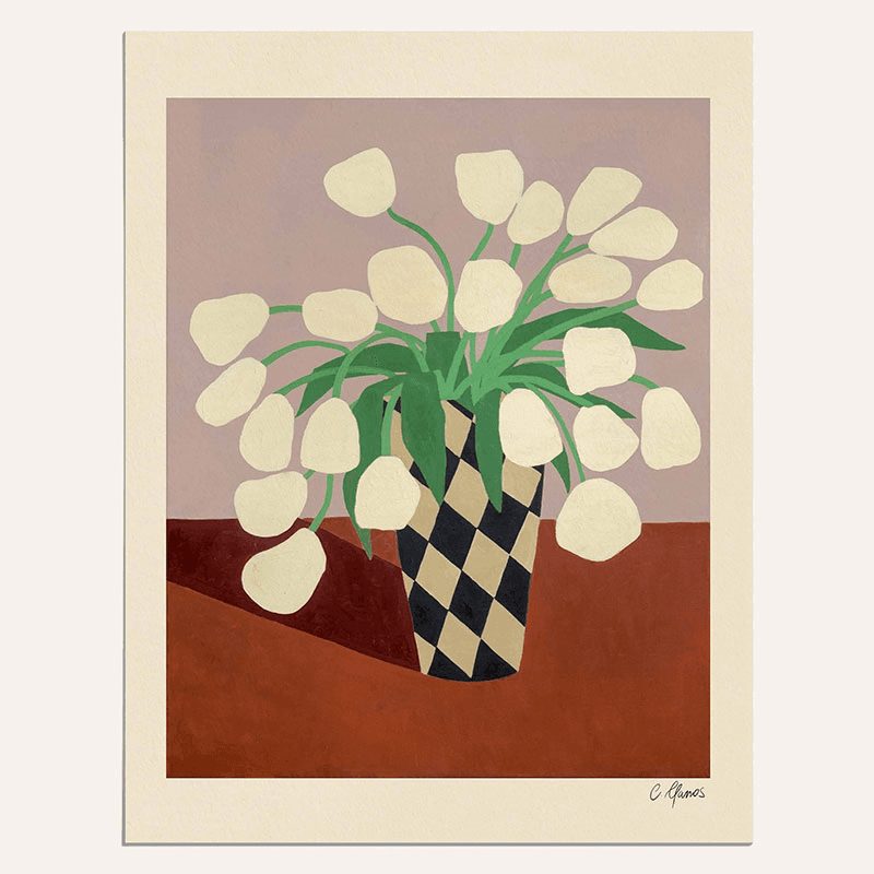 Carla Llanos Tulips Print, 40 x 50cm, Multi