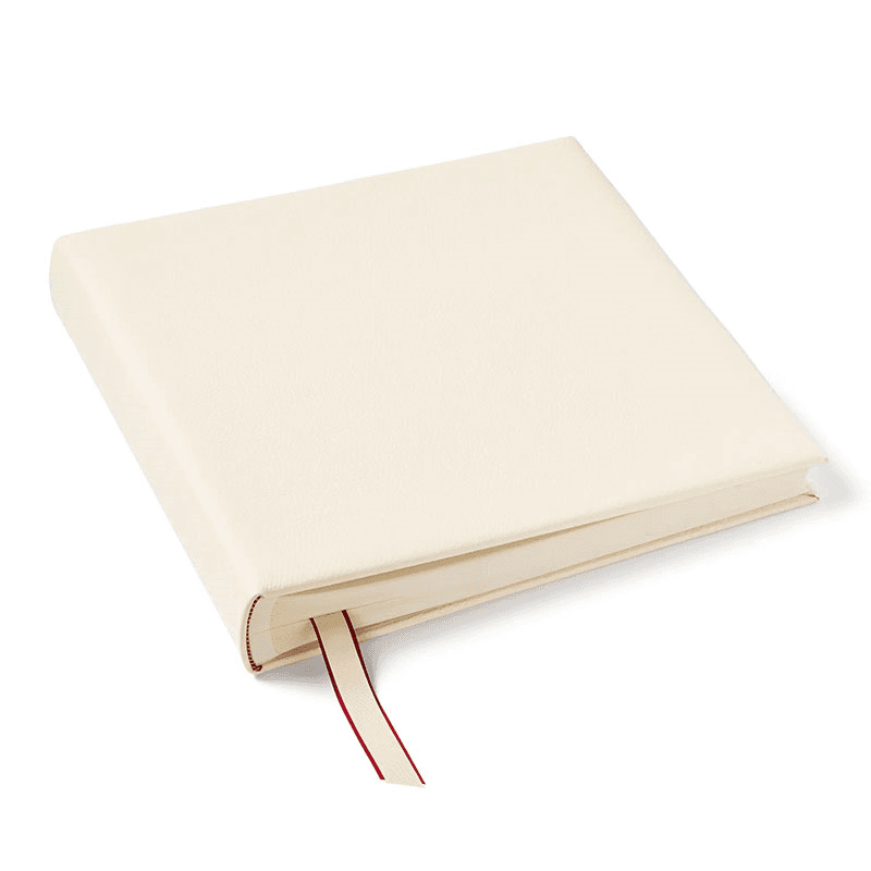 Photo Album, 12", Ivory Pebble