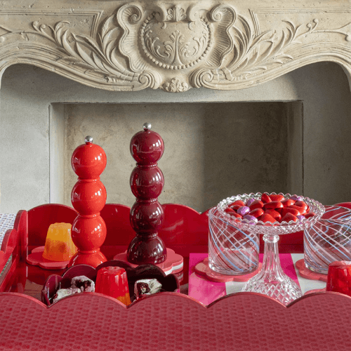 Image showing the Bobbin Salt & Pepper Mill, 24cm, Red product.
