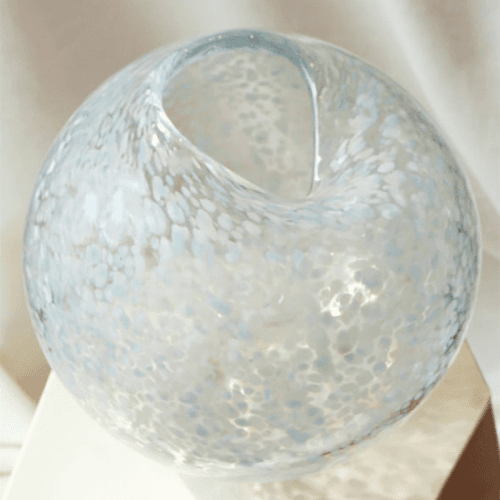 Image showing the Large Dewdrop Vase, D26cm, Lichen product.