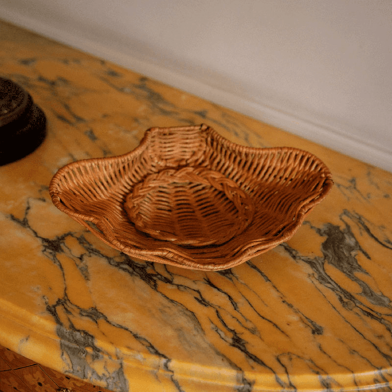 Concha Rattan Dish, W20 x L30cm, Natural