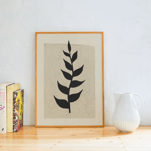 Image showing the Plant Poem Print, 50 x 70cm, Multi product.