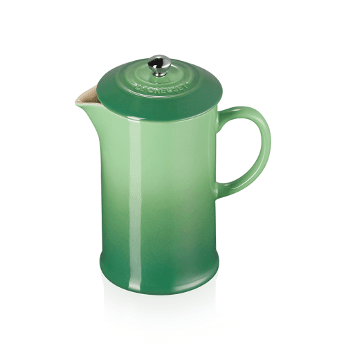 Image showing the Stoneware Cafetiere with Metal Press, 1L, Bamboo Green product.