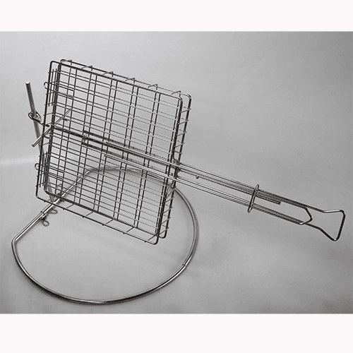 Flip'n grate BBQ swivel grill, small 47cm, Silver