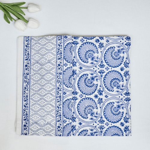 Image showing the Darcey Blue Tablecloth Large product.