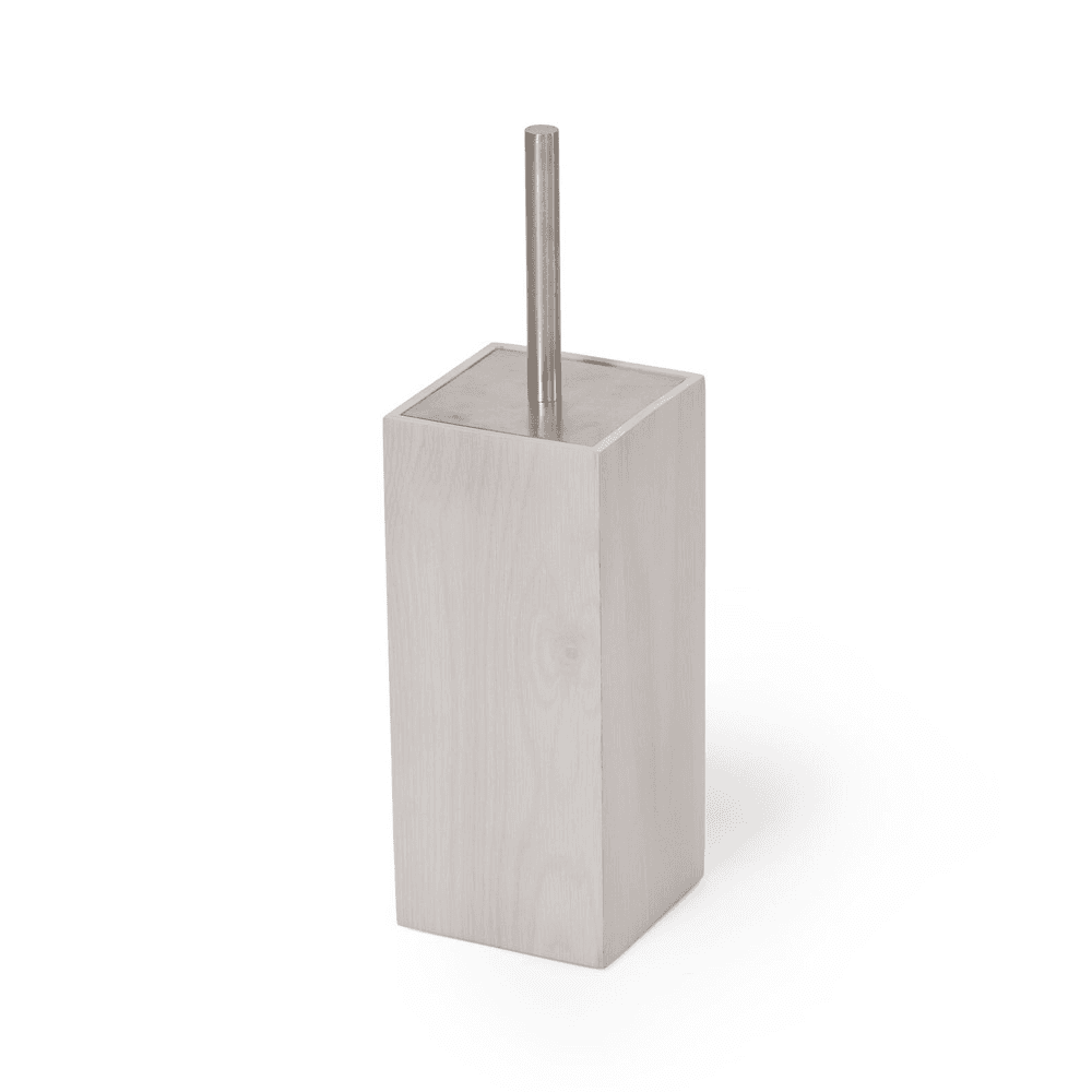 Mezza Loo brush, H39 x W11 x D11cm, Oyster White