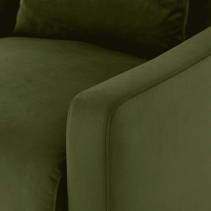 Model 07 Velvet Armchair, Vine