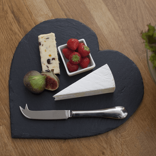 Image showing the Heart Cheese board, 30 x 30cm product.