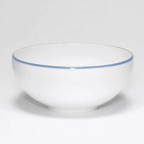 Image showing the Breakfast Bowl, D15cm, Cornflower Blue Rim product.