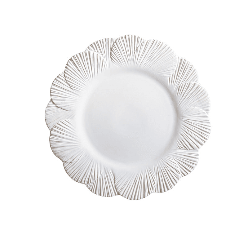 Laguna Cake Stand, H9 x L27cm x W27cm, Linen