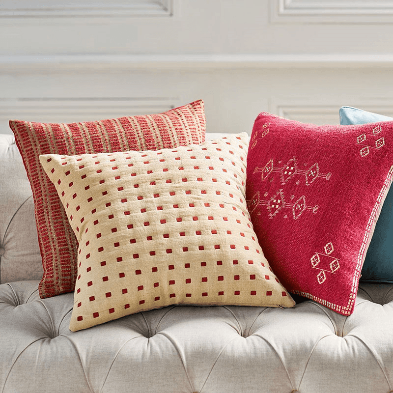 Plain Velvet Cushion cover, 51cm sq, Gainsborough Blue