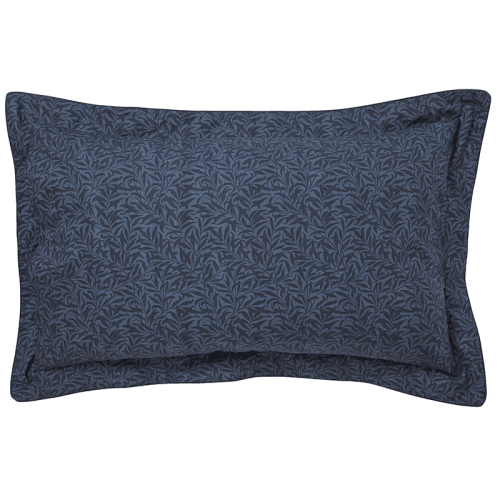 Image showing the Strawberry Thief Pillowcase Pair, Standard, Indigo product.