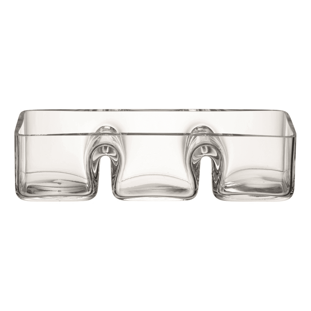 Serve Trio dish, 30cm, clear
