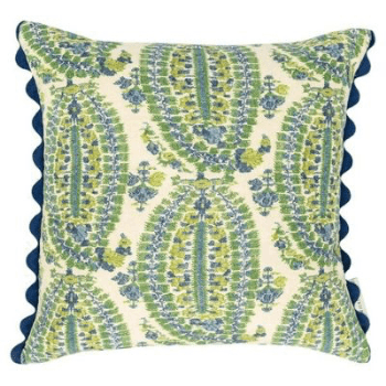 Cushion, Anoushka, Blue Green, 50cm