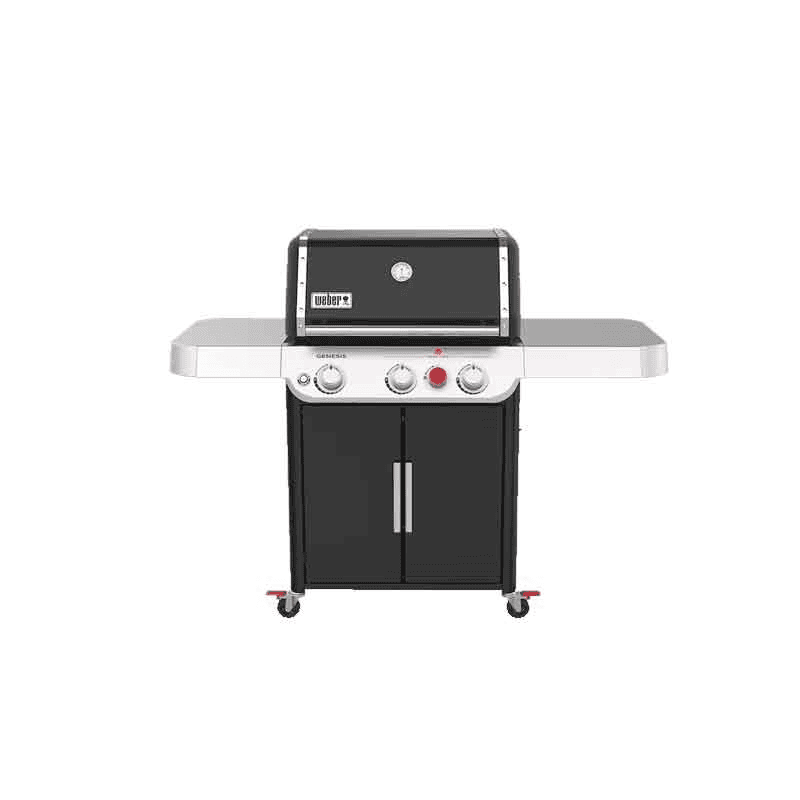 GENESIS E-325s Gas Barbeque, H120 x W165 x D74cm, Black