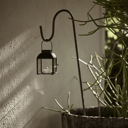 Image showing the Westport Lantern, H11cm, Grey product.