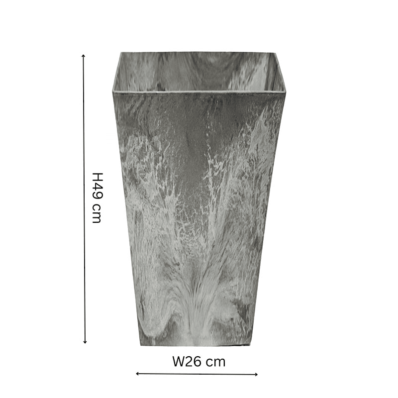 Ella Vase, D26cm, Grey