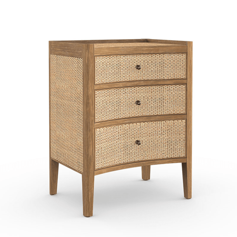 Bayuban Side Table, H72 x W55 x D40cm, Natural