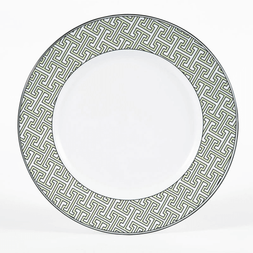 Image showing the Maze Set of 2 Dinner Plate, D26cm, Apple Green product.