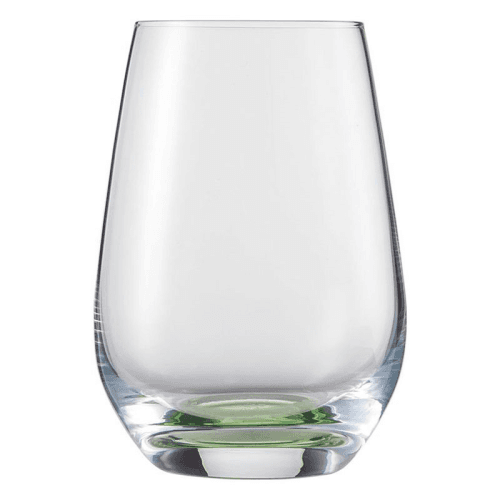Image showing the Vina Touch Set of 6 Crystal Tumblers, 385ml, Green product.